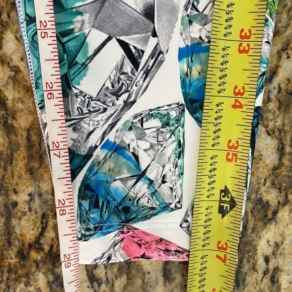 Nike Dri-FIT, Flatlock seams Power Mid Rise Training Tights Leggings size S - Picture 9 of 10